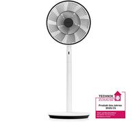 BALMUDA The GreenFan | 2021 | Floor / Table Fan | DC Motor | Quiet 13 dB | 1.5 W Energy Saving | 15 m Range | Air Circulator | Design | Made in Japan | Eco | EGF-1700 (White x Black)