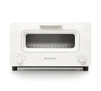 BALMUDA The Toaster | EU VERSION - 220v & Type C Plug| Steam Oven Toaster | 5 Cooking Modes - Sandwich Bread, Artisan Bread, Pizza, Pastry, Oven | Compact Design | Baking Pan | White