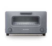 BALMUDA The Toaster | EU VERSION - 220v & Type C Plug| Steam Oven Toaster | 5 Cooking Modes - Sandwich Bread, Artisan Bread, Pizza, Pastry, Oven | Compact Design | Baking Pan | Gray
