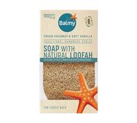 Balmy Naturel Fresh Coconut & Soft Vanilla Soap With Natural Loofah 125g