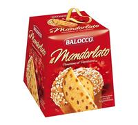 BALOCCO IL Mandorlato Panettone Di Pasticceria 750g | Buoni Dal 1927 Italian Cake | Traditional Christmas Panettone | Con Glassa Alle Nocciole Lavorata Artigianalmente (IL Mandorlato 750g, 1 Pack)