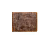 Balona Genuine Leather Anti-theft RFID-Blocking Minimalist Bifold Coin Pocket Wallet Organiser Credit Card Case for Men, Saffiano Brown, Utility Bifold