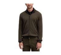 Balonso-L Full-Zip Cardigan - male - Boss - Cardigans - Green - 2XL - Knitwear 2XL