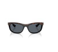 Ray - Ban RB2489 BALORAMA 1441R5 Unisex Sunglasses Acetate Brown Blue Squared Normal