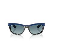 Ray - Ban RB2489 BALORAMA 14453M Unisex Sunglasses Acetate Blue Squared Normal Shaded