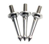 Balrbex 3Pcs Stainless 3/8 Inch Tripod Foot Spikes for Softer Looser Terrain Spikes for ///, Etc.Tripod