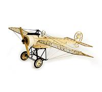 Balsa Wood Airplane Model Kits for Adults, DIY 3D Puzzle, Laser Cut Wood Craft to Build, Educational Assembly Airplane Model Fokker-E