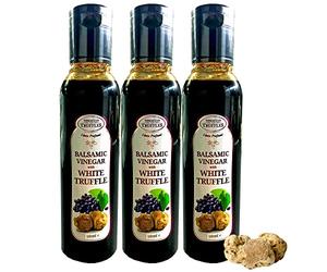 Balsamic Vinegar of Modena with White Truffle Tuber Magnatum Pico Salad Vinegar Dressing Spray Gourmet (3 Bottles x100ml)