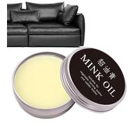 Balsan Conditioning: Natural Cleansing Cream, Mink Oil Moisturizer | Renewal for Furniture and Shoes, Restorer for Bags and Boots, Cream