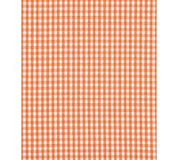 Balsara's 1/8 Inch Orange Gingham Check Material 1/8" Gingham Check Polycotton Fabric PER METRE