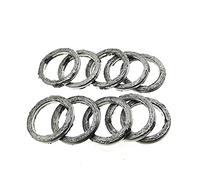 BALTDJL 10PCS ID=30mm OD=38mm Exhaust Pipe Gasket 200cc 250cc Pit Dirt Bike ATV Quad 4 Compatible With Wheeler Motorcycle Scooter Moped Bore Replacement