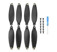 BALTDJL 2/4Pair Replacement Low Noise Propeller Compatible With FIMI X8 Drone Parts Light Weight Prop Folding Blade Wing Accessory Replacement Blades(Golden Edge)