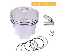 BALTDJL 55mm 55.25mm 55.5mm 55.75mm 56mm STD +25 +50 +75 +100 0.25 0.5 0.75 1.0 Motorcycle Piston Rings Kit OEM 13101-MY9-690 Engine Parts(55.5mm)