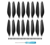 BALTDJL 8/16 PCS Propeller Drone Blade Light Weight Quick Release Props Blade Screw Wing Compatible With Mini 3 Drone Accessories Replacement Blades(16 pcs sliver)
