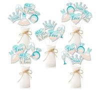 Balterever All I Sea Is Love Beach Bachelorette Table Centerpieces Shell Bride Décor Coastal Bridal Shower Party Decorations Ocean Theme Table Toppers for Bachelorette Party Beach Celebration