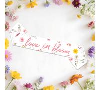 Balterever Wildflower Bridal Shower Sash for Girls Love In Bloom Bridal Shower Decorations Floral Flower Themed Wildflower Party Favors for Birthday Bachelorette Wedding Engagement Party