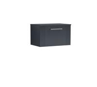 Balterley 1 Drawer Wall Hung Vanity Unit Colour Match Worktop, 600mm in Grey Balterley Grey