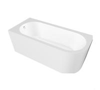 Balterley 1600mm Left-Hand Curved Bath With Legs And Panel