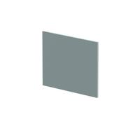 Edge Power L Shape Square End Bath Panel Matt Coastal Grey 1700mm Balterley Grey One Size