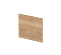 1700mm Edge/Power L Shape Square End Bath Panel - Textured Woodgrain Autumn Oak