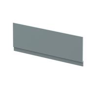 Balterley 1700mm Edge/power Straight Front Bath Panel & Plinth - Matt Coastal Grey