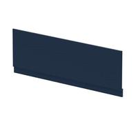 Balterley 1700mm Edge/power Straight Front Bath Panel & Plinth - Matt Midnight Blue