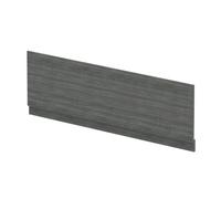 Balterley Wooden Front Bath Panel Covering with Plinth, 1800mm Bath Panel, Straight Front Bathroom Panels for Bathtub, Water Resistant Side Panels for Bathroom Baths (Woodgrain Anthracite)