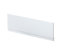 Balterley Front Bath Panel Covering with Plinth 1800mm, MDF Bath Panels, Satin Finish, Straight Front Bathroom Panels for Bathtub, Water Resistant Side Panel for Bathroom Baths (White)