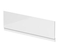 Balterley Front Bath Panel Covering with Plinth 1800mm, MDF Bath Panels White, Straight Front Bathroom Panels for Bathtub, Waterproof Side Panel for Bathroom Baths, Soaking Tubs (White)