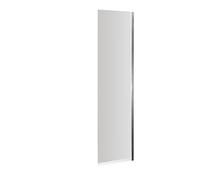 Balterley 350 x 1400mm Bath Shower Screen, Rectangular Shower Screens for Baths, 6mm Chrome Toughened Safety Bath Door Screen, Reversible Door Screens for Straight Baths (Chrome)