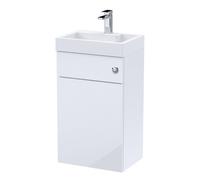 Balterley 500mm Basin With Wc Unit Glwht