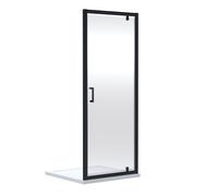 6mm Glass Reversible Pivot Shower Door 1900 x 900mm Matt Black Balterley Black One Size