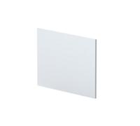 700mm L Shape Square Reversible Bath End Panel - Satin White