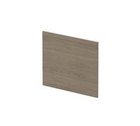 700mm Square MFC Reversible Shower Bath - Woodgrain Solace Oak