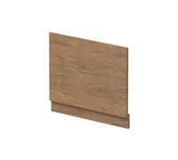Balterley 700mm Straight Bath End Panel & Plinth - Antique Oak in Brown Balterley Brown