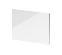 Balterley 700mm Waterproof Square Shower Bath End Panel - Gloss White