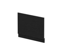 Balterley 750mm Bath Mfc End Panel & Plinth - Woodgrain Charcoal Black