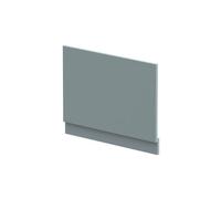 750mm Edge/Power Straight End Bath Panel & Plinth - Matt Coastal Grey