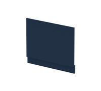 750mm Edge/Power Straight End Bath Panel & Plinth - Matt Midnight Blue