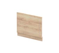 Balterley 750mm Straight Bath End Panel And Plinth - Bleached Oak