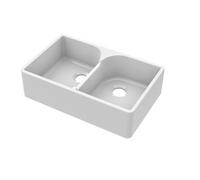 Balterley 795mm - Double Bowl Stepped Weir Butler Kitchen Sink - No Overflow, No Tap Hole