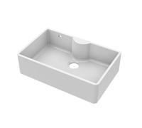 795mm - Single Bowl Butler Kitchen Sink - with Tap Ledge, Overflow