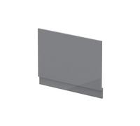 Balterley Bath MDF End Panel Plinth Gloss Cloud Grey 800mm Balterley Grey