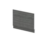 Bath MFC End Panel & Plinth - 800mm - Woodgrain Anthracite Balterley Grey One Size
