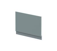Balterley 800mm Edge/power Straight End Bath Panel & Plinth - Matt Coastal Grey