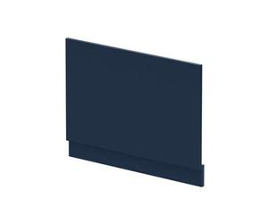 Balterley 800mm Edge/power Straight End Bath Panel & Plinth - Matt Midnight Blue