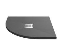 Balterley 800mm Premium Slimline Quadrant Shower Tray - Slate Grey