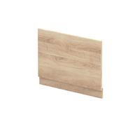Balterley 800mm Straight Bath End Panel And Plinth - Bleached Oak