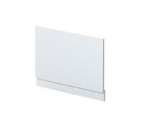 Balterley Straight Reversible Bath End Panel & Plinth - 800mm - Satin White Balterley White
