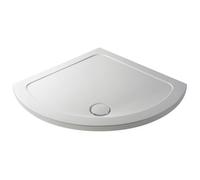 914mm Premium Single Entry Shower Tray - White